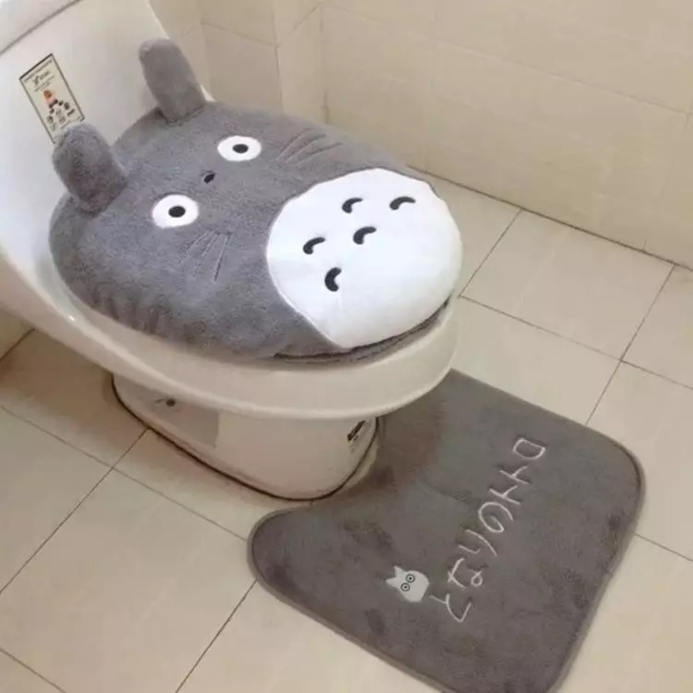 Totoro Bathroom Rug Set